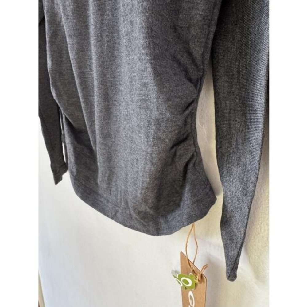 NWT OGL Gray Wrap Top - Picture 4 of 4